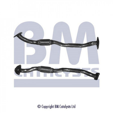 Conexion escape Tubo escape Delantero x890mm FIAT BRAVO II STILO 1.9D 09.05-12.14 BM CATALIZADORES BM50109