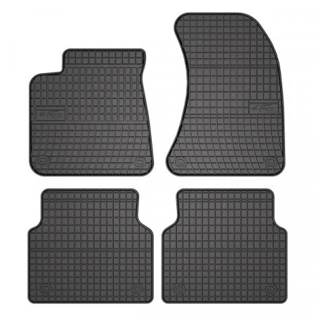 Satz Fußmatten Gummi 4-teilig BASIC vorne/hinten Satz Farbe Schwarz AUDI A8 D4 11.09-01.18 Limousine FROGUM MMT A040 546986