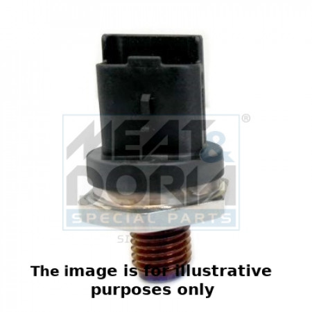 Sensor, brandstofdruk Raildruksensor CITROEN BERLINGO BERLINGO/MINIVAN C2 C3 I C3 PLURIEL C5 I C5 II C8 EVASION JUMPER I JUMPY I XANTIA XSARA XSARA PICASSO 1.4D/2.0D/2.2D 06.98- MEAT & DORIA MD9115E