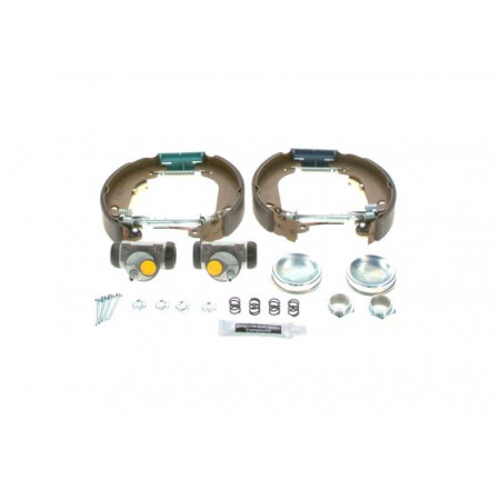 Jeu de mâchoires de frein Jeu de tambours de frein, mâchoire de cylindre à ressort PEUGEOT 306 1.1-1.9D 04.93-04.02 BOSCH 0 204 114 039