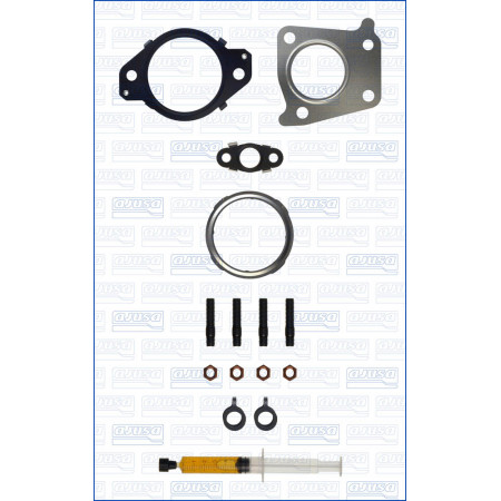 Installatieset, turbocompressor Turbocompressor bouwset met pakkingen CHEVROLET CRUZE ORLANDO OPEL ANTARA A 2.0D/2.2D 08.10- AJUSA AJUJTC12168