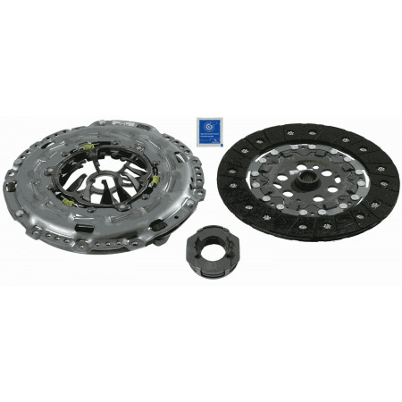 Set ambreiaj Kit ambreiaj cu autoreglare 230mm AUDI A3 TT SEAT ALTEA ALTEA XL LEON TOLEDO III SKODA OCTAVIA II SUPERB II VW CC B7 GOLF VI JETTA IV PASSAT ALLTRACK B7 1.8 11.06- SACHS 3000 951 614