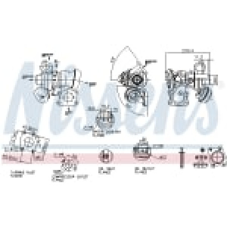 Turbocompresor Nuevo DS DS 3 DS 4 CITROEN BERLINGO MULTISPACE C3 AIRCROSS II C3 II C3 III C3 PICASSO C4 CACTUS C4 GRAND PICASSO II C4 II C4 PICASSO II 1.2 01.13- NISSENS NIS 93283