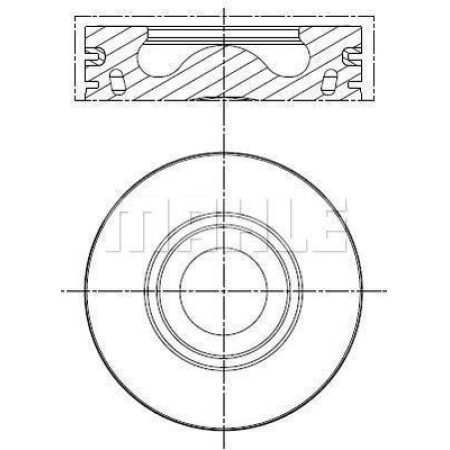 Piston 86 STD pour CITROEN JUMPER FORD RANGER TOURNEO CUSTOM V362 TRANSIT V363 PEUGEOT BOXER 22D 0311 MAHLE 013 PI 00137 000