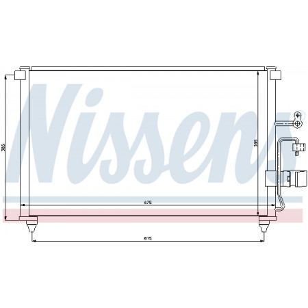 Condensator, climatizare Nissens de racire radiator 96327357 Daewoo Evanda 2.0 /&gt; NISSENS NIS 94639