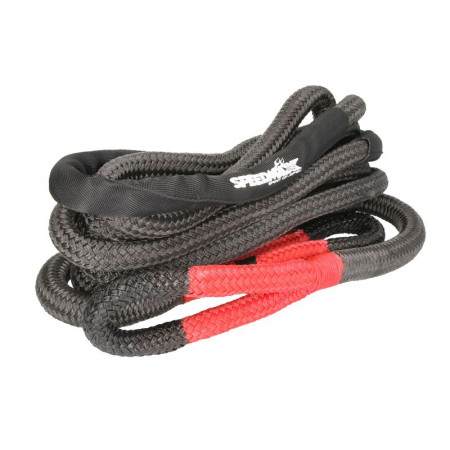 Ropa,banda,bandropa Lengte kinetisch touw 8 m max. trekgewicht: 133 ton diameter: 25 mm lijntype: kinetisch kleur: zwarte polyurethaanlussen SPEEDMAX HR0594