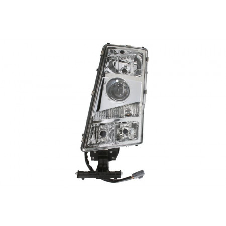 Headlight Front lamp Left 3*H7/D2S/PY21W/W5W electric without motor square socket with converter VOLVO FH FH12 FH16 09.01- GIANT 131-VT12314EL
