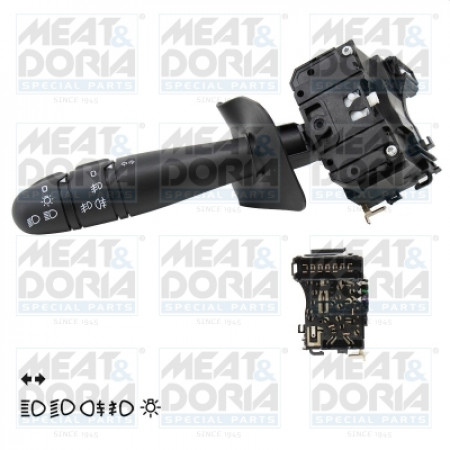 Commutatore piantone sterzo Commutatore combinato sotto volante RENAULT CLIO II 09.98- MEAT & DORIA MD231666