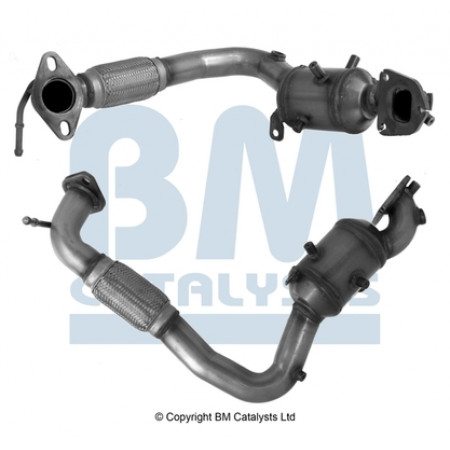 Catalyst EURO 6 FORD FIESTA VI 1.0 10.12- BM CATALYSTS BM91755H
