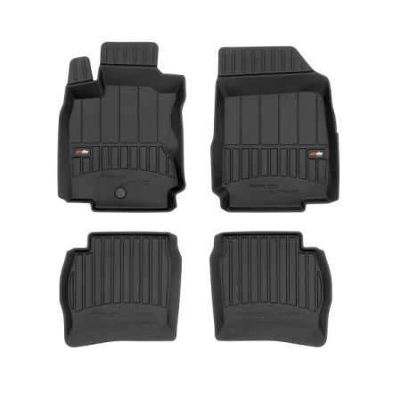 Juego Alfombrillas TPE 4uds Conductos proLine 3D set color negro NISSAN NOTA 01.06-08.13 Minivan FROGUM FRG 3D408074
