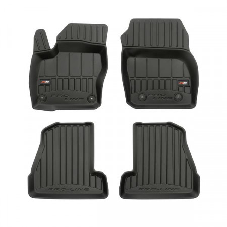 Vloermattenset TPE 4 stuks kanalen proLine 3D voor/achter set kleur zwart FORD FOCUS III FORD USA FOCUS 07.10-02.20 FROGUM FRG 3D425286