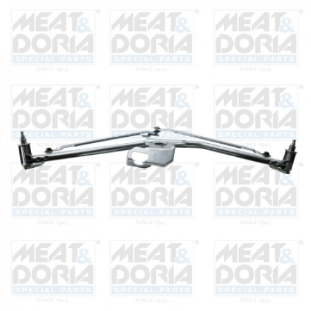 Collegamenti tergicristallo Meccanismo tergicristallo Anteriore senza motore VW TRANSPORTER T4 07.90-06.03 MEAT & DORIA MD227033