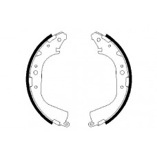 Kit ganasce freno posteriore TOYOTA LAND CRUISER LAND CRUISER 100 LAND CRUISER 80 VW TARO 2.4D-4.5D 03.69- BOSCH 0 986 487 354