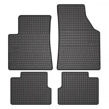 Set covorase cauciuc Floor mats Rubber 4 pcs BASIC front/rear set colour neagra JEEP CHEROKEE 11.13- SUV FROGUM MMT A040 547013