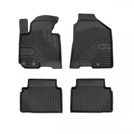 Set covorase cauciuc Floor mats TPE 3 pcs ducts No. 77 front/rear set colour neagra HYUNDAI IX35 TUCSON 01.09-12.15 FROGUM FRG77409156