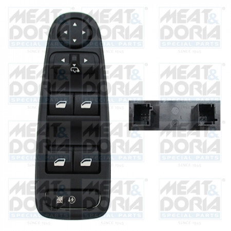Comutator,macara geam Comutator macara geam Fata Stanga CITROEN C4 PICASSO I 1.6-2.0D 10.06-08.13 MEAT &amp; DORIA MD26447