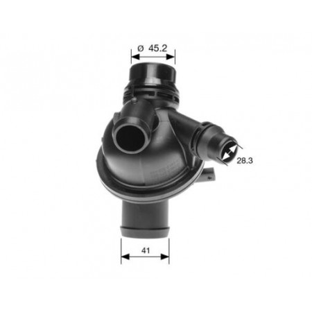 Termostato, líquido refrigerante Termostato do sistema de refrigeração 103C BMW 6 F12 6 F13 6 GRAN COUPE F06 7 F01 F02 F03 F04 3.0/3.0H 07.11-10.18 MAHLE TM 42 103