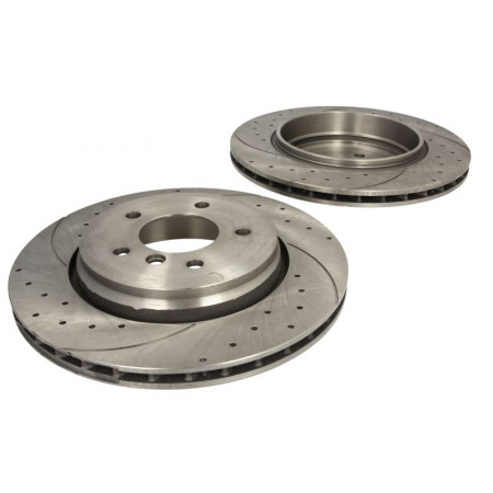 Hocheffiziente Bremsscheibe SPEEDMAX Cut-Drilled hinten L/R Außendurchmesser 320 mm 2 Stück BMW 3 E46 2.5/3.0/3.0D 10.99-12.07 SPEEDMAX C4B034ABEPTUOTUV