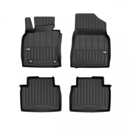 Fußmattensatz TPE 4-tlg. Kanäle ProLine 3D vorne/hinten Satz Farbe schwarz TOYOTA CAMRY 09.11- FROGUM BRD 3D426504