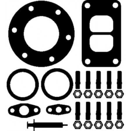 Assembly kit, turbocharger Assembly kit turbocharger MERCEDES ACTROS MP2 / MP3 OM541.921-OM541.995 04.03- MAHLE 001 TA 18023 000