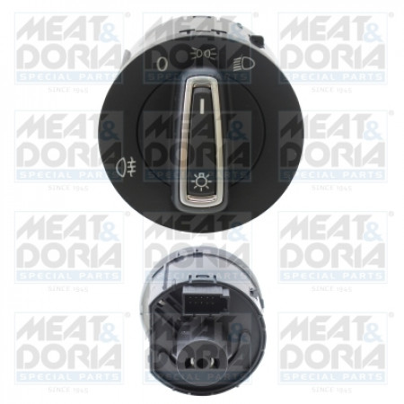 Comutator, far Light switch main SEAT IBIZA V LEON LEON SC LEON ST TOLEDO IV VW POLO VI 07.12- MEAT &amp; DORIA MD23904