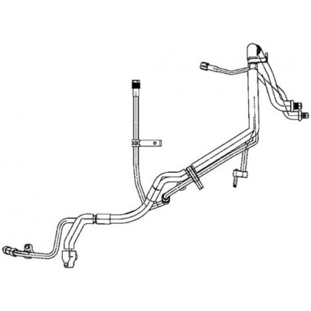 Conducta presiune variabila,aer conditionat Air conditioning hose/pipe from condenser to vaporizer FORD TRANSIT 2.2D/2.4D 04.06-12.14 MAHLE AP 135 000P