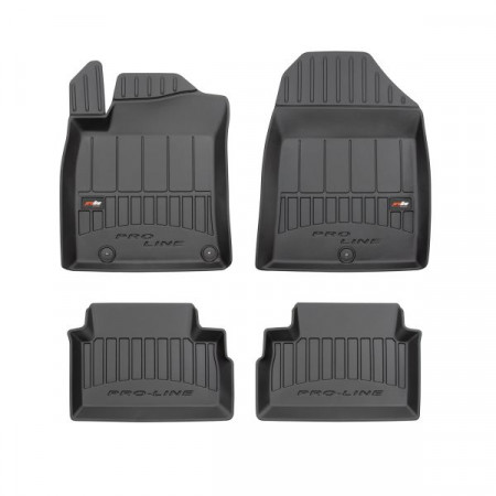 Juego alfombrillas TPE 4uds conductos proLine 3D delantero/trasero color negro KIA CEED 03.18- Hatchback / Station wagon FROGUM FRG 3D407527