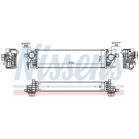Admisie racitor de aer Supply air cooler VOLVO S60 III S90 II V60 I V60 II V90 II XC60 II XC90 II 2.0/2.0D/2.0H 09.14- NISSENS NIS 96133