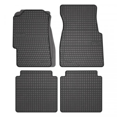 Juego de alfombrillas Goma 4uds BASIC delanteras/traseras color negro HONDA CIVIC VI 11.95-02.01 Berlina FROGUM MMT A040 546290