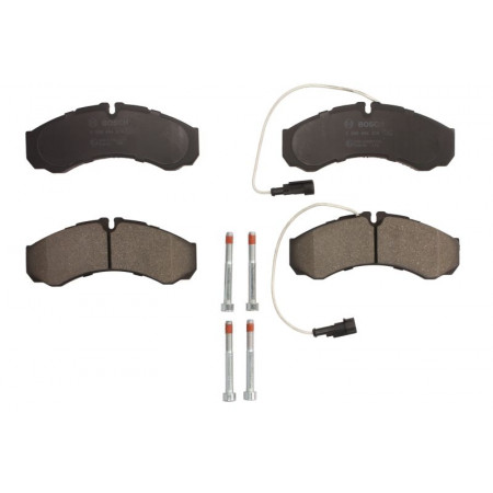 Conjunto de pastilhas de freio traseiro IVECO DAILY II DAILY III NISSAN CABSTAR CABSTAR E NT400 CABSTAR NT500 RVI MAXITY 2.5D-3.0D 01.89- BOSCH 0 986 494 239