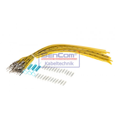 Cable repair set, door Cable wire for front door 200mm number of pins: 29 with cover Right/Left FORD GALAXY I SEAT ALHAMBRA VW SHARAN 1.8-2.8 03.95-03.10 SENCOM SEN1512514S