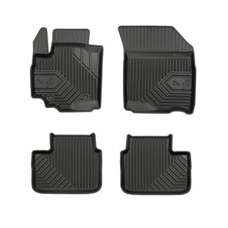 Set covorase cauciuc Floor mats TPE 4 pcs ducts No. 77 front/rear set colour neagra SUZUKI SX4 06.06- FROGUM FRG77407961