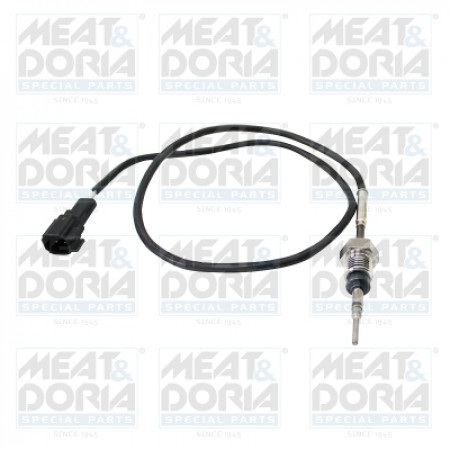 Sensor, exhaust gas temperature Exhaust temperature sensor after DPF with wire FORD TOURNEO CUSTOM V362 TRANSIT CUSTOM V362 TRANSIT V363 2.2D 04.12- MEAT & DORIA MD12474
