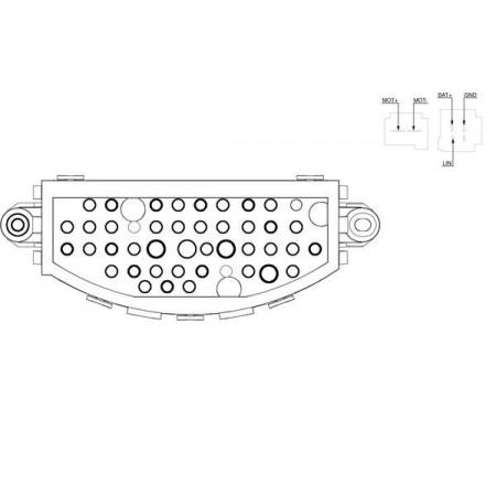 Ajuste, ventilador interno Elemento de ajuste do ventilador de ar sopra controle BMW 1 F20 1 F21 2 F22 F87 2 F23 3 E30 3 F30 F80 3 F31 3 GRAN TURISMO F34 4 F32 F82 1.5-4.4 09.82- MAHLE ABR 22 000S