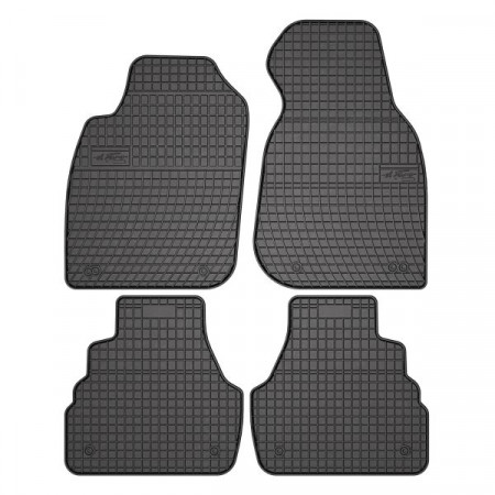 Set tappetini in gomma 4 pezzi BASIC set anteriori/posteriori colore nero AUDI A6 C5 ALLROAD C5 01.97-08.05 Berlina FROGUM MMT A040 0723