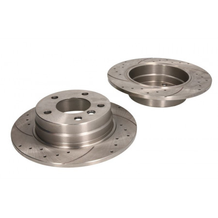 Hocheffiziente Bremsscheibe 2 Stück SPEEDMAX Full Cut-Drilled hinten L/R Außendurchmesser 280 mm Dicke 10 mm BMW 3 E36 3 E46 1.6-2.8 09.90-07.06 SPEEDMAX 5201-01-0255PTUOTUV