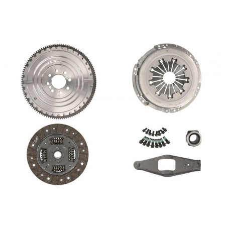 Clutch kit Clutch kit with rigid flywheel and pressure bearing 254mm FORD TRANSIT 2.4D 01.00-05.06 NEXUS F1G125NX