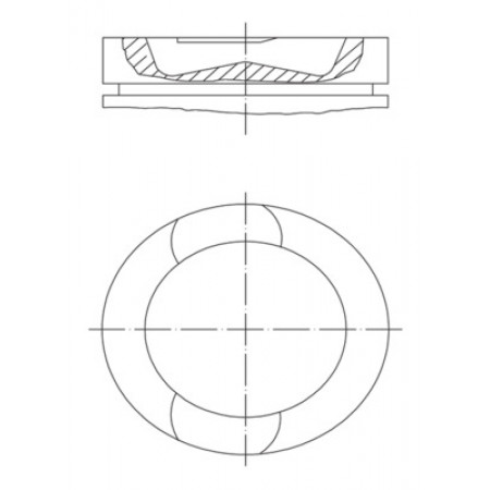 Diametru piston 12301 mm RVI C D K KERAX PREMIUM 2 T VOLVO B11 FM FM II FMX FMX II FMX III D11A-330-DXi11 09.05- MAHLE 037 PI 00107 000