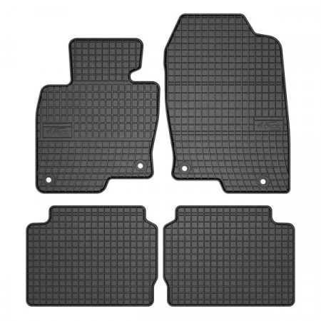 Set covorase cauciuc Floor mats Rubber 4 pcs BASIC front/rear set colour neagra MAZDA CX-5 05.17- SUV FROGUM MMT A040 401617