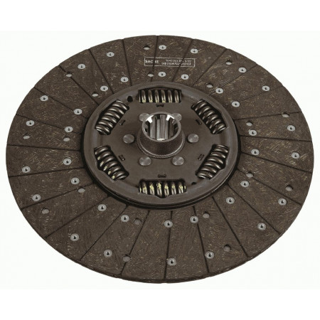 Koppelingsplaat 420 mm DAF 85 F 2800 N 3300 MAN SL II MERCEDES NG O 407 O 408 SK T2/L D2566UH-WS242M 01.59-11.01 SACHS 1878 002 706:009