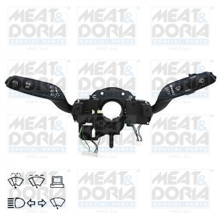 Comutator coloana directie Comutator combinat sub volan Indicatorii lumini stergatoare AUDI A4 B8 A5 06.07-01.17 MEAT &amp; DORIA MD231176