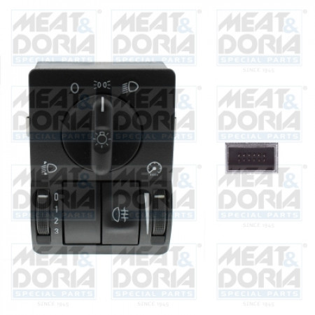 Switch, headlight Light switch main OPEL COMBO/MINIVAN 10.01- MEAT & DORIA MD23897
