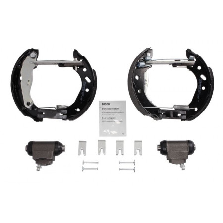 Brake shoe set Brake drum set, spring cylinder shoe FORD ESCORT CLASSIC ESCORT VI FIESTA IV FIESTA/MINIVAN KA 1.25-1.8D 01.95-11.08 BOSCH 0 204 114 600