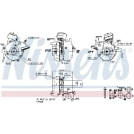 Turbolader Neu mit Dichtungssatz NISSAN NP300 NP300 NAVARA PATHFINDER III 2.5D 01.05- NISSENS NIS 93056