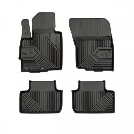 Set covorase cauciuc Floor mats TPE 4 pcs ducts No. 77 front/rear set colour neagra CITROEN C4 AIRCROSS MITSUBISHI ASX 02.10- FROGUM FRG77407503
