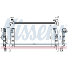 Kühler, Motorkühlung Motorkühler BMW 1 F40 2 F45 2 GRAN TOURER F46 2 GRAN TOURER VAN F46 X1 F48 X2 F39 MINI F55 F56 F57 CLUBMAN F54 COUNTRYMAN F60 1.5D/2.0D 09.13- NISSENS NIS 606391