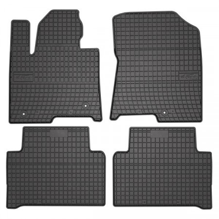 Juego de alfombrillas Goma 4uds BASIC delanteras/traseras color negro KIA SORENTO IV 06.20- Versión SUV: Híbrido FROGUM MMT A040 411340