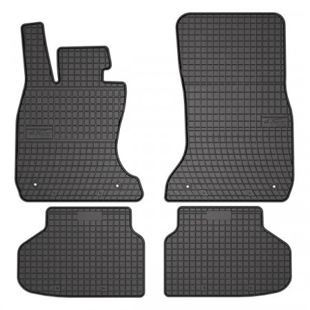 Set tappetini in gomma 4 pezzi BASIC set anteriori/posteriori colore nero BMW 7 F01 F02 F03 F04 02.08-12.15 FROGUM MMT A040 402317