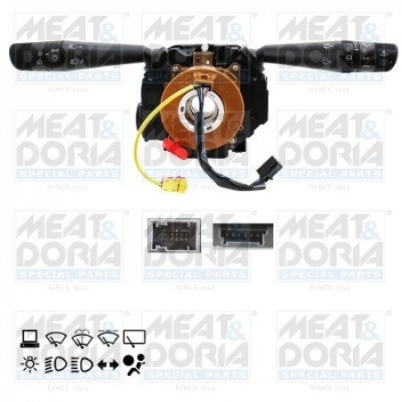 Comutator coloana directie Combined switch under the steering wheel FIAT DOBLO DOBLO CARGO 01.10- MEAT &amp; DORIA MD231686