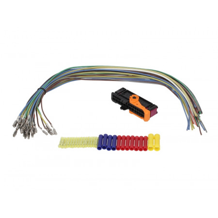 Kit de réparation de câbles, porte Fil de câble 420mm Droite/Gauche SEAT ALHAMBRA MII TOLEDO IV SKODA CITIGO FABIA I FABIA I PRAKTIK FABIA II FABIA III RAPID ROOMSTER 1.0-Électrique 05.99- SENCOM SEN1510030